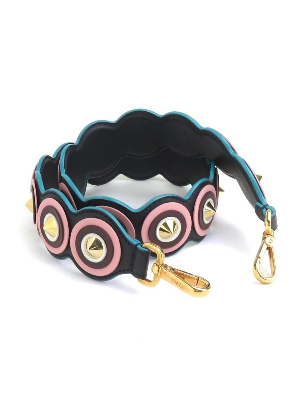 Auth Fendi Shoulder Strap Multicolor #358675F16B